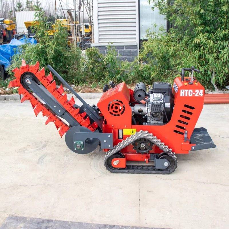 Trencher Machine Small - Rubber Track Trencher Small Trenching Machine