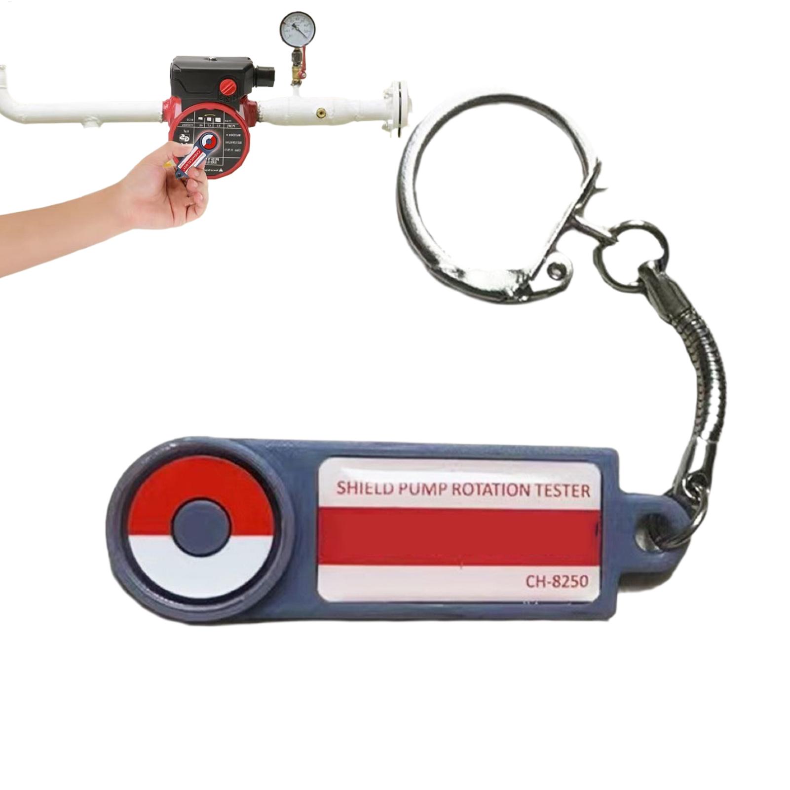 Heavy Equipment Key Ring - AC Detector AC Air Conditioning Coil