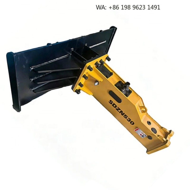 Skid Steer Loader - High Durability Hydraulic Rock Breaker Professional