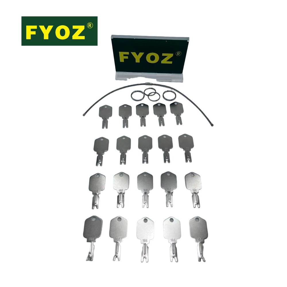 Heavy Equipment Komatsu - 20PCS Forklift Key For Clark/Yale/Hyster/Komatsu/Gradall/Gehl/Crown 166