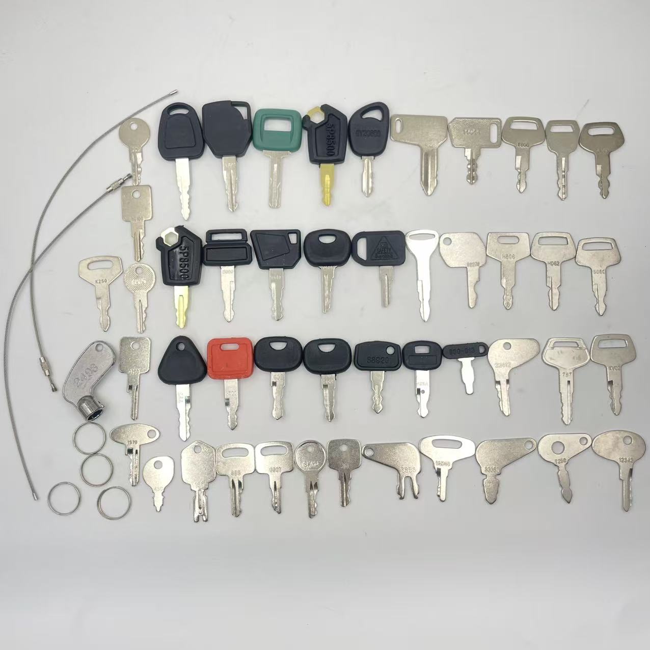 48PCS Heavy Equipment Keys Set - Heavy Equipment Bobcat ulasan dan harga