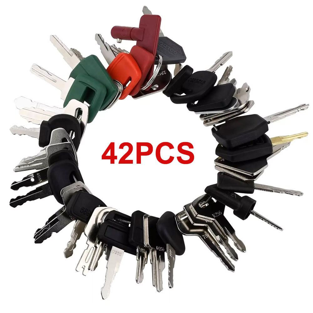 42 Keys Heavy Equipment Constr - Heavy Equipment Key Ring ulasan dan harga