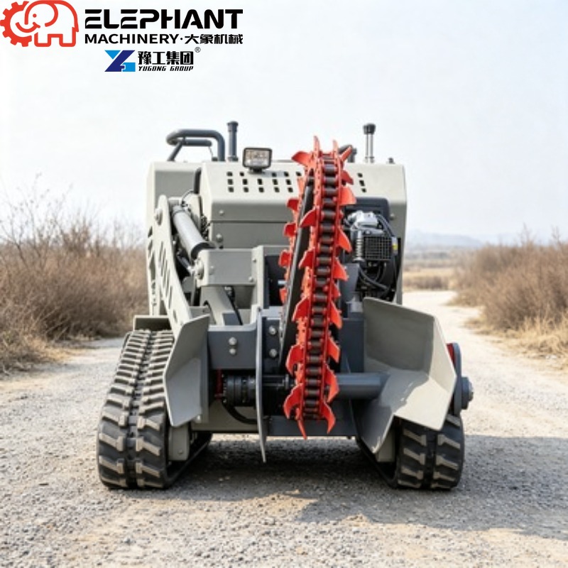 Skid Steer Trencher, Small Cra - Trencher Machine Small ulasan dan harga
