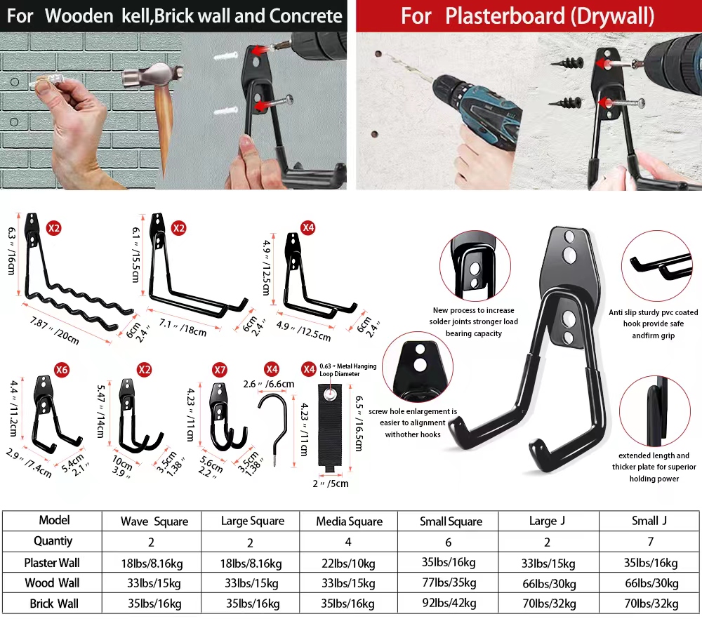 Heavy Duty Metal Hook Garage O - Heavy Equipment Storage ulasan dan harga