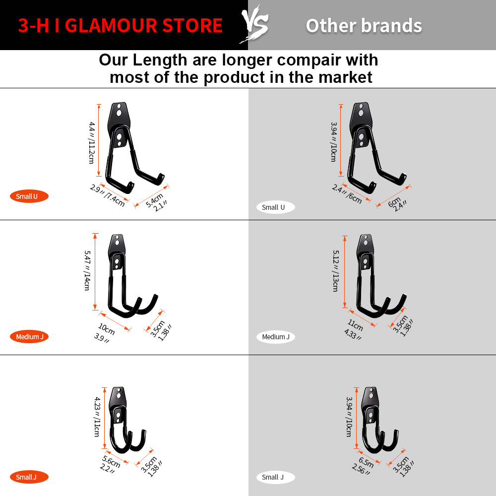 Heavy Duty Metal Hook Garage O - Heavy Equipment Storage ulasan dan harga
