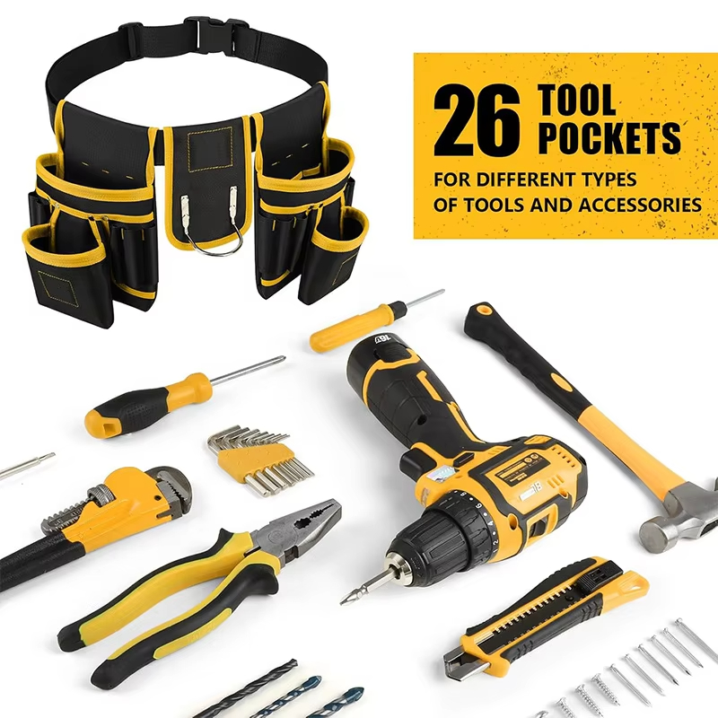 Adjustable Tool Belt Bag with  - Heavy Equipment Storage ulasan dan harga