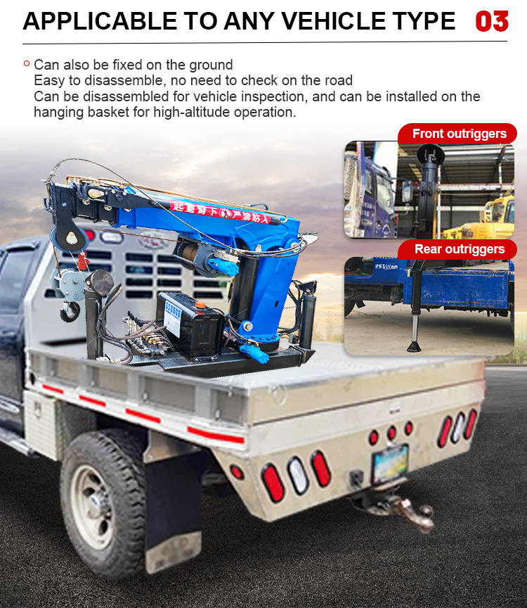 Factory Priced Mini Pickup Tru - Heavy Equipment Crane ulasan dan harga