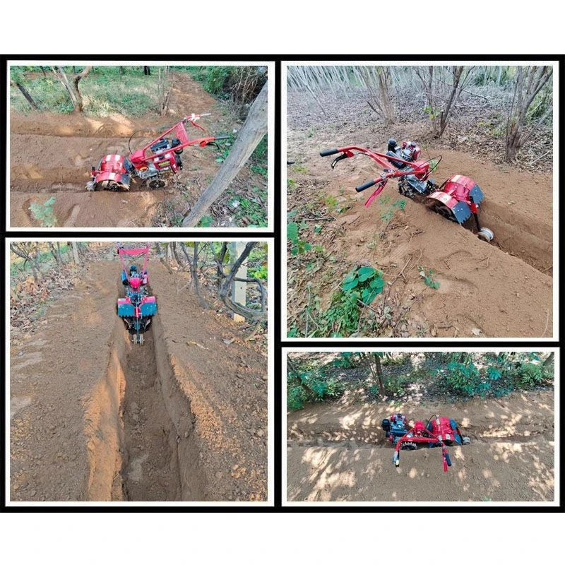 Four-wheel Drive Self-propelle - Trencher Machine Small ulasan dan harga