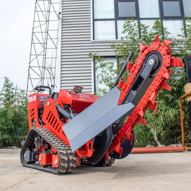 Rubber Track Trencher Small Tr - Trencher Machine Small ulasan dan harga