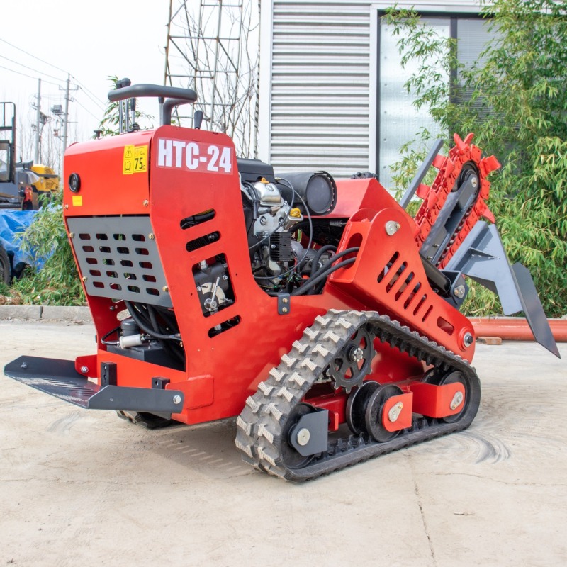 Rubber Track Trencher Small Tr - Trencher Machine Small ulasan dan harga