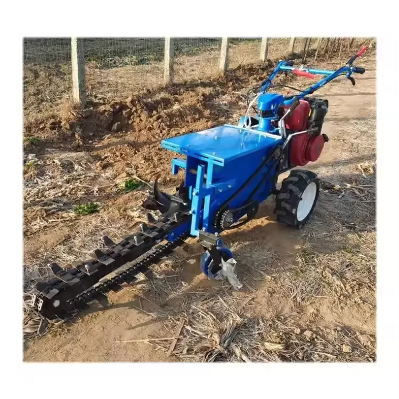 Double Chain Small Hand Trench - Trencher Machine Small ulasan dan harga