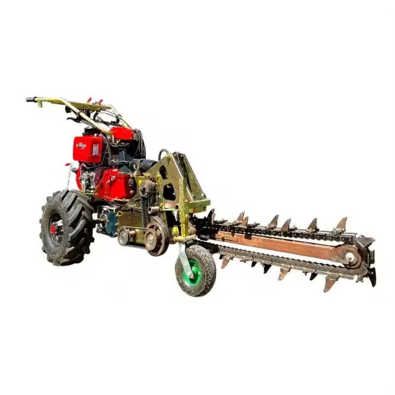 Double Chain Small Hand Trench - Trencher Machine Small ulasan dan harga