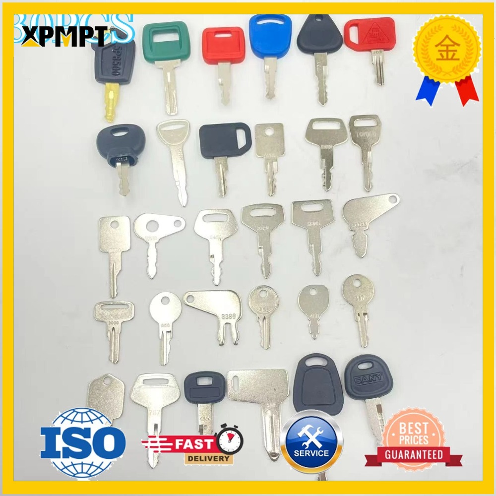 30PCS Heavy Equipment Keys Set - Heavy Equipment Komatsu ulasan dan harga