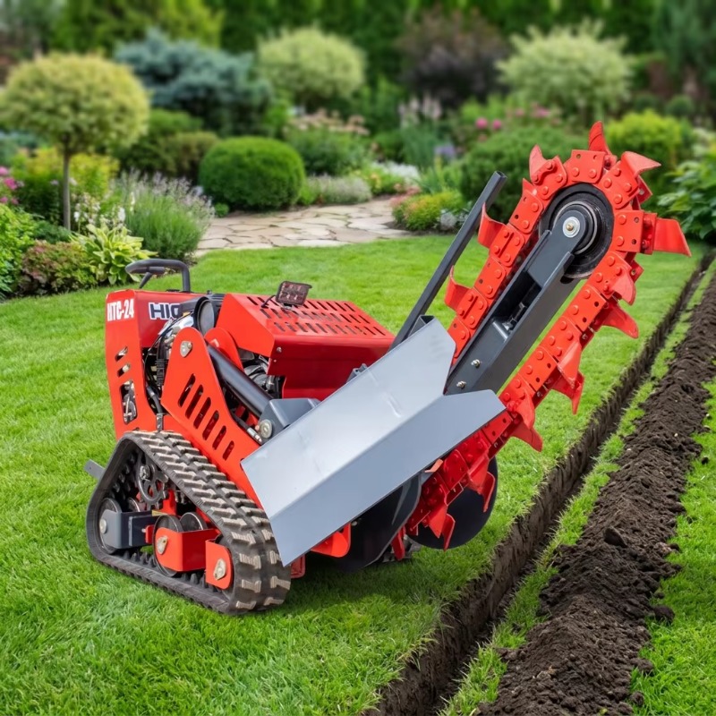 750mm Depth Stand-on Chain Tre - Trencher Machine Small ulasan dan harga
