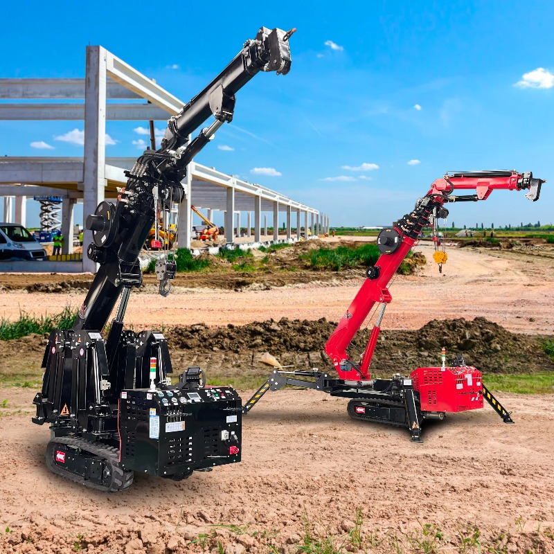 Compact Mini Spider Crane Hydr - Heavy Equipment Crane ulasan dan harga