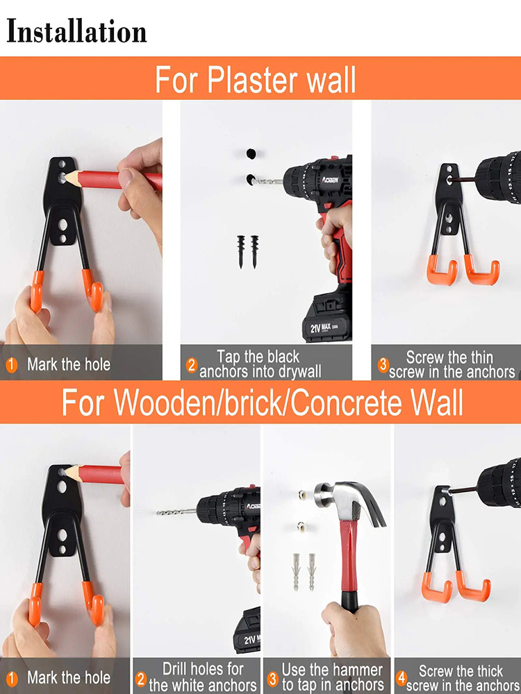 1PC Heavy Duty Metal Hook Gara - Heavy Equipment Storage ulasan dan harga