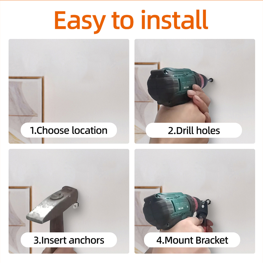 Heavy Duty Wall Mount Metal Ho - Heavy Equipment Storage ulasan dan harga