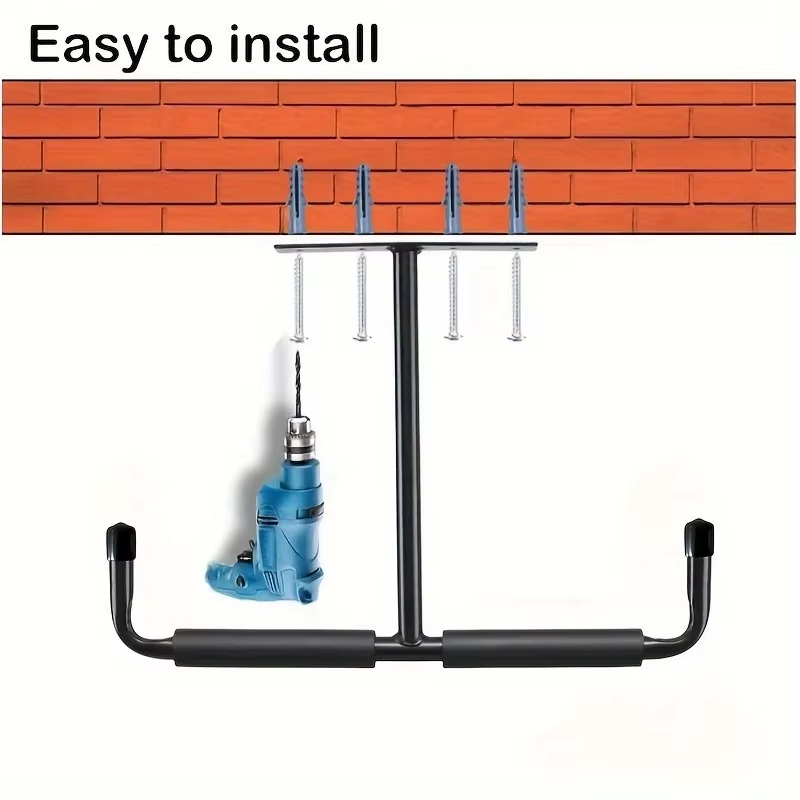 2pcs Metal T-shaped Hook Wall- - Heavy Equipment Storage ulasan dan harga