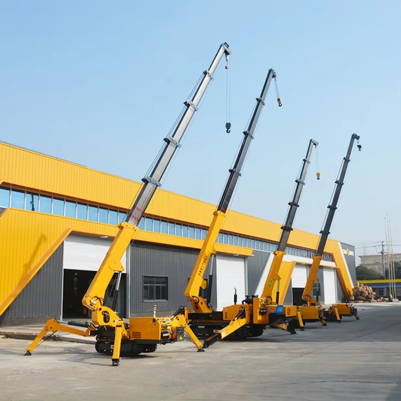 8T Hydraulic Spider Crane Heav - Heavy Equipment Crane ulasan dan harga